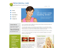 Tablet Screenshot of freshdentalpalatine.com